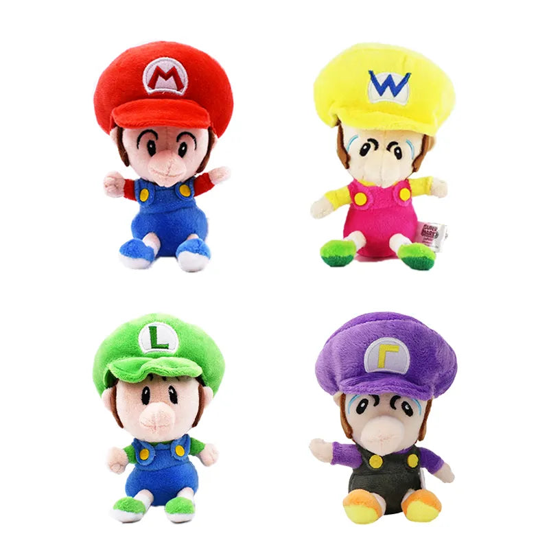 7 Styles Mario Bros Plush Toys Princess Peach Daisy Rosalina Luigi Doll Anime Figures Baby Cartoon Classic Game Gift