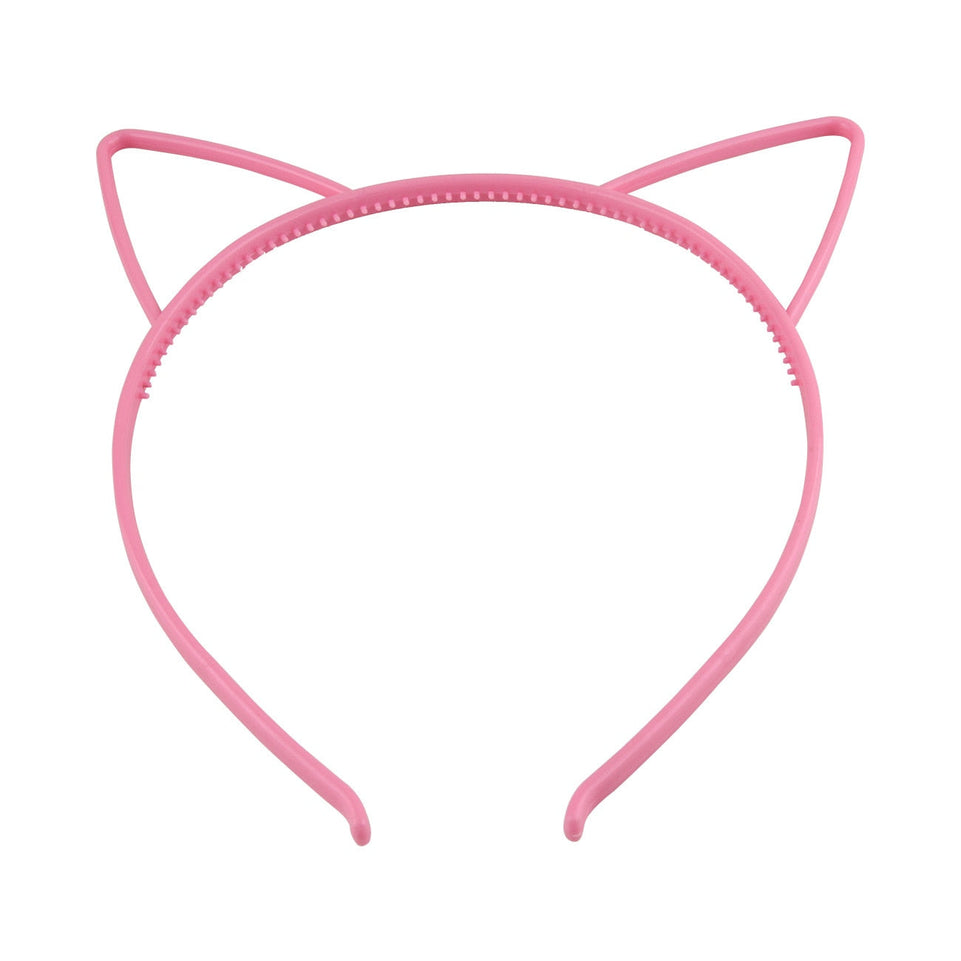 20/10PCS Wholesale Cat ears Headbands For Girls Plastic Cute Hair Hoop Candy Colors Sweet Baby Hairbands Hair Accessoires